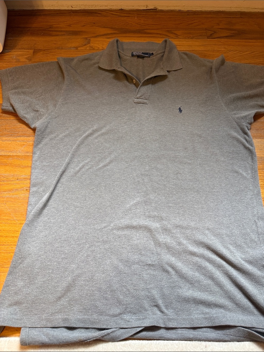 Polo by Ralph Lauren Heather Grey Short-Sleeve Polo